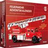 FRANZIS 67206 - Calendario dell'Avvento per vigili del fuoco, kit di modellismo in metallo del Mercedes-Benz L1519 in scala 1:43, completo di un manuale di 52 pagine