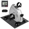 ‎AGM-EU AGM mini fitness bike per la casa, cyclette per braccia e gambe, cyclette mini bike, cyclette trainer per la casa, cyclette trainer per la casa - Argento