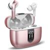 taobosec Cuffie Bluetooth taobosec X08, wireless, con porta USB-C, autonomia di 40 ore, controlli touch