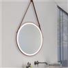 M Ledme Specchio da bagno illuminato M Ledme, 60 x 60 cm, specchio a forma di 15 W, con dimmer
