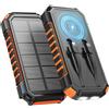 A ADDTOP Power bank solare wireless da 20000 mAh - Caricabatterie portatile rapido da 22,5W ADDTOP