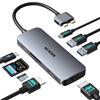 Mokin Stazione di docking per MacBook Pro/Air, stazione di docking USB-C con supporto per due monitor