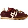 GIO+ CIELOX20 SNEAKERS DONNA PELLE COMBI ORSETTO BORDO