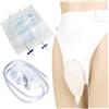 Bemonew Catetere esterno per donne orinatoio femminile indossabile in silicone per persone costrette a letto con cintura ad alta elasticità orinatoio portatile riutilizzabile per donne con 2sacchetti per pipì