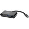 Kensington Hub a 4 porte USB-C CH1000, trasferimento dati fino a 5 Gb/sec - Installazione Plug & Play, Adattatore USB per Windows, Macbook