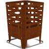 Barbecook Braciere per legna barbecook jill in acciaio corten, 38x38 cm