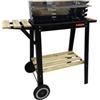 Sandrigarden Barbecue a carbonella sandrigarden sg 51-24 con ruote 83,5x44,5x87 cm