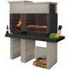 Sarom Fuoco Barbecue a legna sarom san pedro 160x515x175 cm