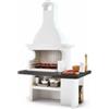 Palazzetti Barbecue a carbonella in cemento palazzetti mauritius 158x119x252 cm