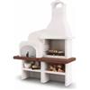 Palazzetti Barbecue a carbonella in cemento palazzetti grado 2 184x95x246 cm