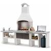 Palazzetti Cucina da esterno palazzetti marbela in cemento 270x70x238 cm