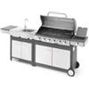 Ompagrill Cucina da esterno modulare ompagrill indian in acciaio inox con barbecue indianapolis 7/b e lavello