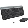 Logitech MK470 Slim Kit Tastiera Mouse Wireless Layout IT