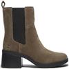 Timberland BELLEVAUX MID CHELSEA BOOT DK BROWN SUEDE W BLACK