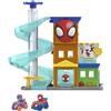 SPIDEY AND HIS AMAZING FRIENDS Hasbro Marvel, playset SuperRollers Web-City