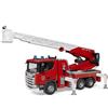 Bruder 03591 Scania Super 560R Camion Pompieri con scala girevole pompa dell'acqua Luci e Suoni