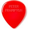 JIM DUNLOP PF599RR Plettri Peter Frampton Vintage Jazz Teardrop Red | Set 24 Plettri | Forma Teardrop | Ricarica per Plettro Bag | Suono Definito e Grip Ottimale