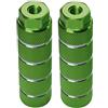 Odoukey Pedane per Bici Verdi da 2 Pezzi, pedane per Bicicletta in Lega di Alluminio, Accessori per Ciclismo BMX con Pedale Antiscivolo