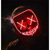 TK Gruppe GmbH Maschera LED Luminosa La Notte del Giudizio Rosso Halloween Carnevale Costume