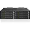 Icy Dock Box per HD esterno Icy Dock MB998V4P-B contenitore di unità archiviazione SSD Nero 2.5" [MB998V4P-B]