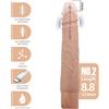 DILDOS PRETTY LOVE - KESSLER DILDO VIBRANTE REALISTICO CON 10 MODALITÀ DI VIBRAZIONE E 10 ROTAZIONI, 22 CM NATURALE