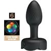 ANAL TOYS PRETTY LOVE - PLUG ANALE VIBRANTE RICARICABILE CON 10 MODALITÀ, NERO