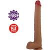 DILDOS PRETTY LOVE - TERIN PLUS DILDO IN SILICONE REALISTICO CON VENTOSA 37,6 CM Ø 5,5 CM