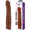 DILDOS PRETTY LOVE - LEONARDO VIBRATORE REALISTICO 20 CM Ø 4 CM MARRONE