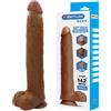 DILDOS PRETTY LOVE - DANY DILDO REALISTICO FLESSIBILE CON VENTOSA 36 CM -Ø- 5.6 CM MARRONE