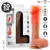 MR. INTENSE HIGH TECH Dildo Realistico Vibrante Logan 20 Cm Multifunzione Silicone Carne Riscaldante Telecomando - Mr Intense