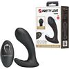 REMOTE CONTROL Stimolatore Prostatico Mirabelle Vibrante Con Telecomando Nero Silicone - Pretty Love