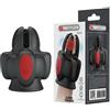 BODIES & MASTURBATORS Masturbatore Maschile Automatico 10 Vibrazioni Silicone Nero Rosso - Pretty Love