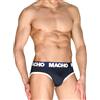 MACHO UNDERWEAR Slip Classico Uomo Blu Navy Push-Up Taglia M - Macho