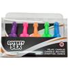 DIABLO PICANTE, DIVERTY SEX Set 5 Candele Decorative Forma Pene Multicolore In Cera - Diverty Sex