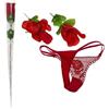 DIABLO PICANTE, DIVERTY SEX Perizoma Sexy Donna Rosa Regalo Trasformabile Rosso - Diablo Picante