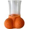 DIABLO PICANTE, DIVERTY SEX Bicchiere Da Shot Forma Pene Vetro E Gomma Carne - Diverty Sex