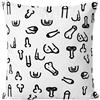 DIABLO PICANTE, DIVERTY SEX Cuscino Decorativo Umoristico 30x30 Motivi Erotici Bianco - Diverty Sex