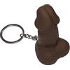 DIABLO PICANTE, DIVERTY SEX Portachiavi Fischietto Forma Realistica Marrone In Gomma - Diverty Sex
