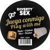 DIABLO PICANTE, DIVERTY SEX Dado Erotico Dorato Con Posizioni E Cubo 30mm - Diverty Sex