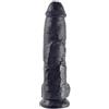 KING COCK, PIPEDREAMS KING COCK - 10 DILDO NERO CON SFERE 25.4 CM