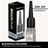 BLACK HOLE Applicatore Lubrificante Anale 30 Ml Nero Plastica - BlackHole
