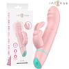 INTENSE, INTENSE HIGH TECH Vibratore Rabbit Oscillante E Rotante Alvin Rosa Silicone 18 Cm - Intense