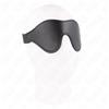 KINK, KINK MASKED ALLURE Maschera Copriocchi Similpelle Nera Regolabile 21x8 Cm - Kink
