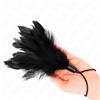 KINK, KINK IMPACT TOUCH Tickler Piume Nero 15 Cm Manico Plastica - Kink