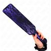 KINK, KINK IMPACT TOUCH Paddle In Pelle Design Scandalo Viola/Nero 37x7 Cm - Kink
