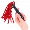 KINK, KINK IMPACT TOUCH Mini Frusta In Camoscio Rosso 30 Cm - Kink