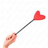 KINK, KINK IMPACT TOUCH Palette Paddle A Forma Di Cuore Rosso In Pelle 33x10 Cm - Kink