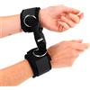 KINK, KINK WRIST RESTRAINT Polsini Bondage In Neoprene Regolabili Neri 22-34 Cm - Kink