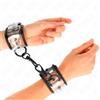 KINK, KINK WRIST RESTRAINT Polsini Bondage Trasparenti Regolabili 18-30 Cm Plastica Ecopelle - Kink