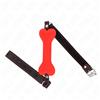 KINK, KINK COLLAR GAG Bavaglio Fantasy Osso Rosso Silicone Regolabile 12 Cm - Kink